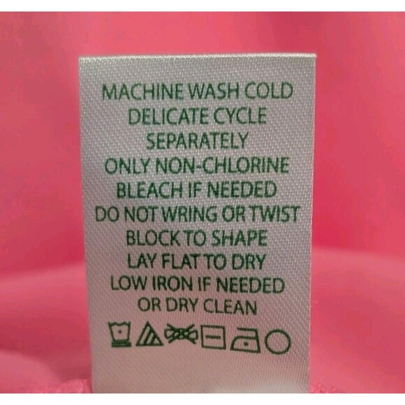 Lilly Pulitzer Girl's Illiana Swim Cover Up Size S (4-5) Flutter Sleeve Hot Pink - Picture 8 of 8